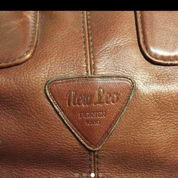希少廃盤New Leo PORTER TOKYO 本革ボストン