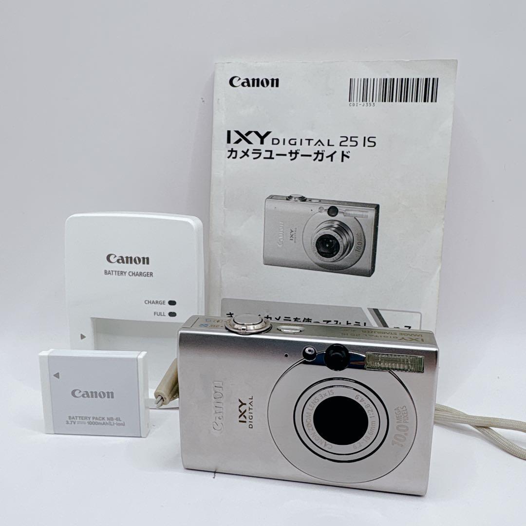コンデジカメ Canon IXY25 DIGITAL 25IS 動作品