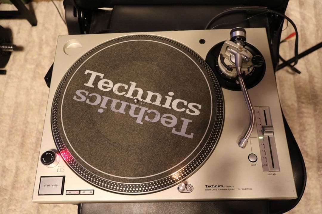 【程度良好動作確認済】Technics SL-1200 MK3Dターンテーブル