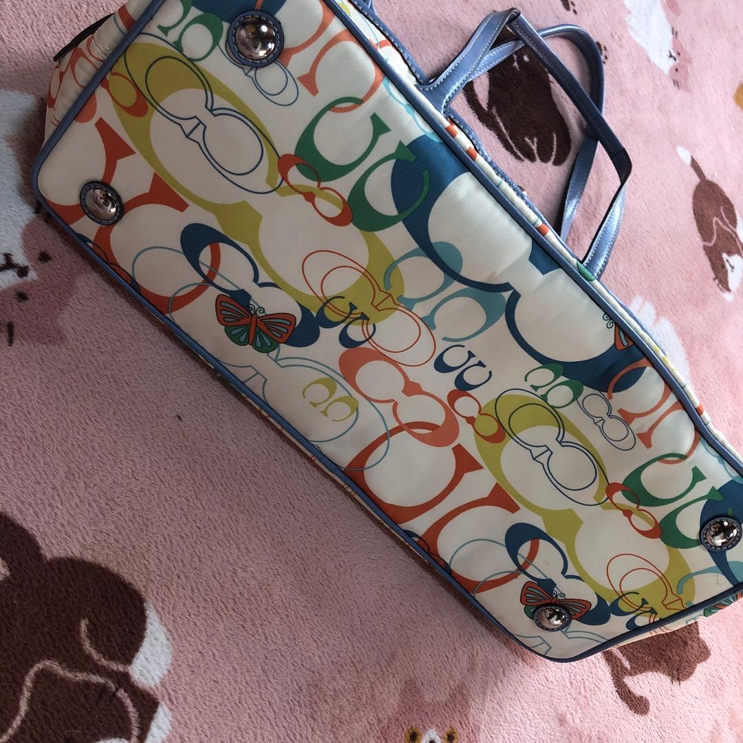 コーチ　がま口　ハンドバッグ