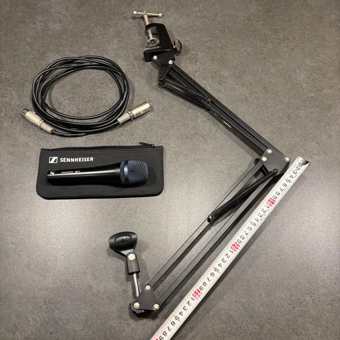 Sennheiser E945 ダイナミックマイク ケース スタンド ケーブル付