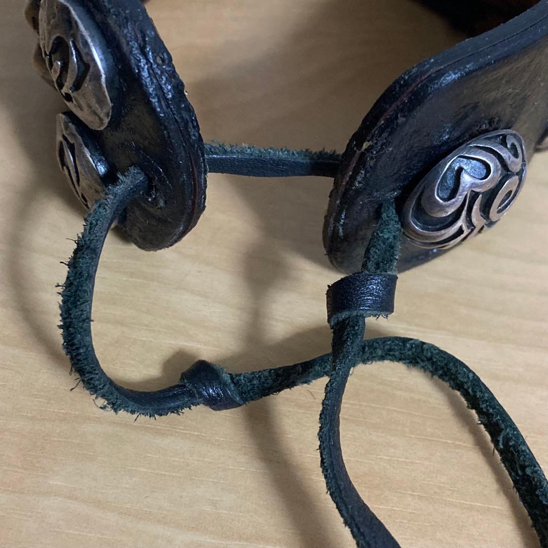 00s archive 初期 Kmrii ケムリ スタッズ レザーブレスレット