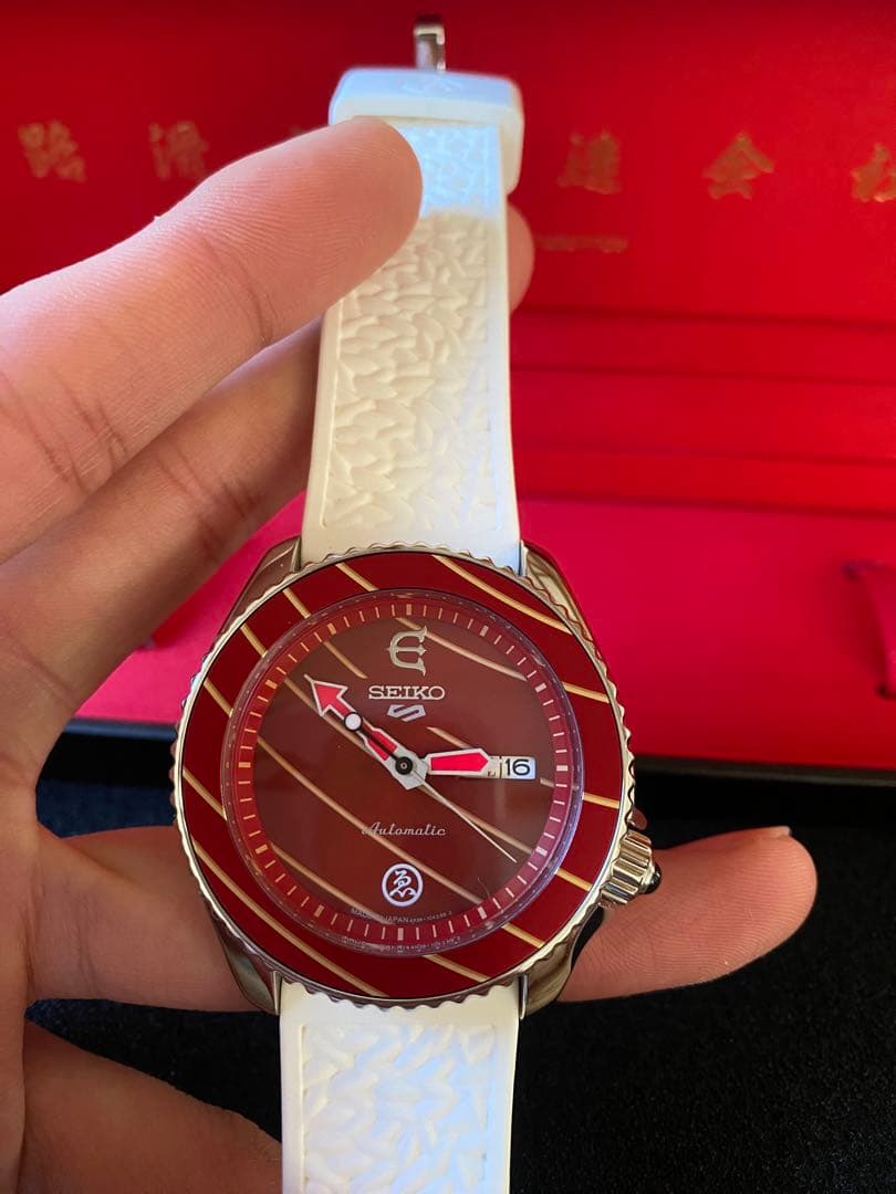 SEIKO 自動巻き時計 えびせんコラボ