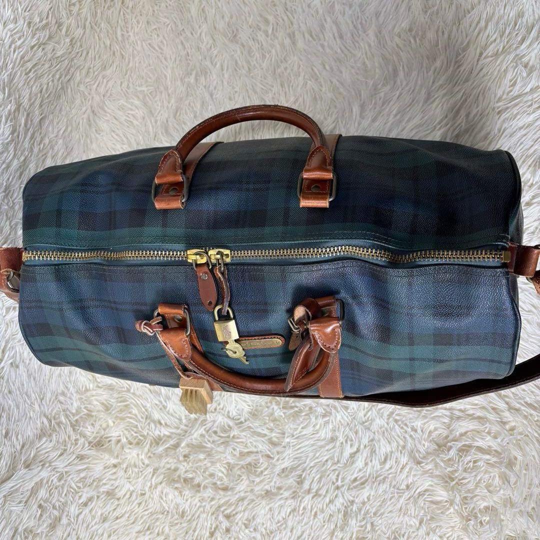 ✨状態良✨ ポロ ラルフローレン ボストンバッグ 付属品完備 タータンチェック