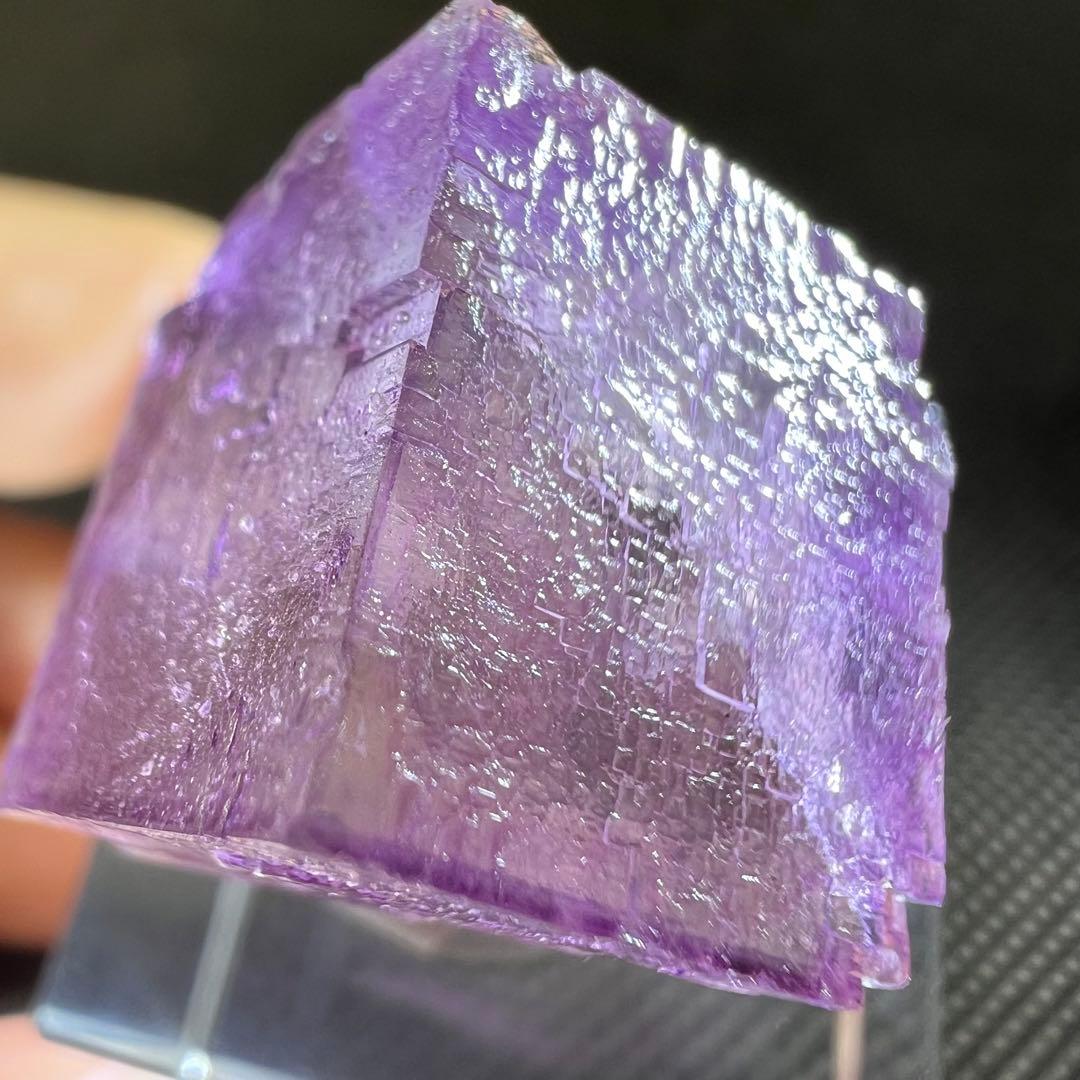 イリノイ産　パープルフローライト　美結晶