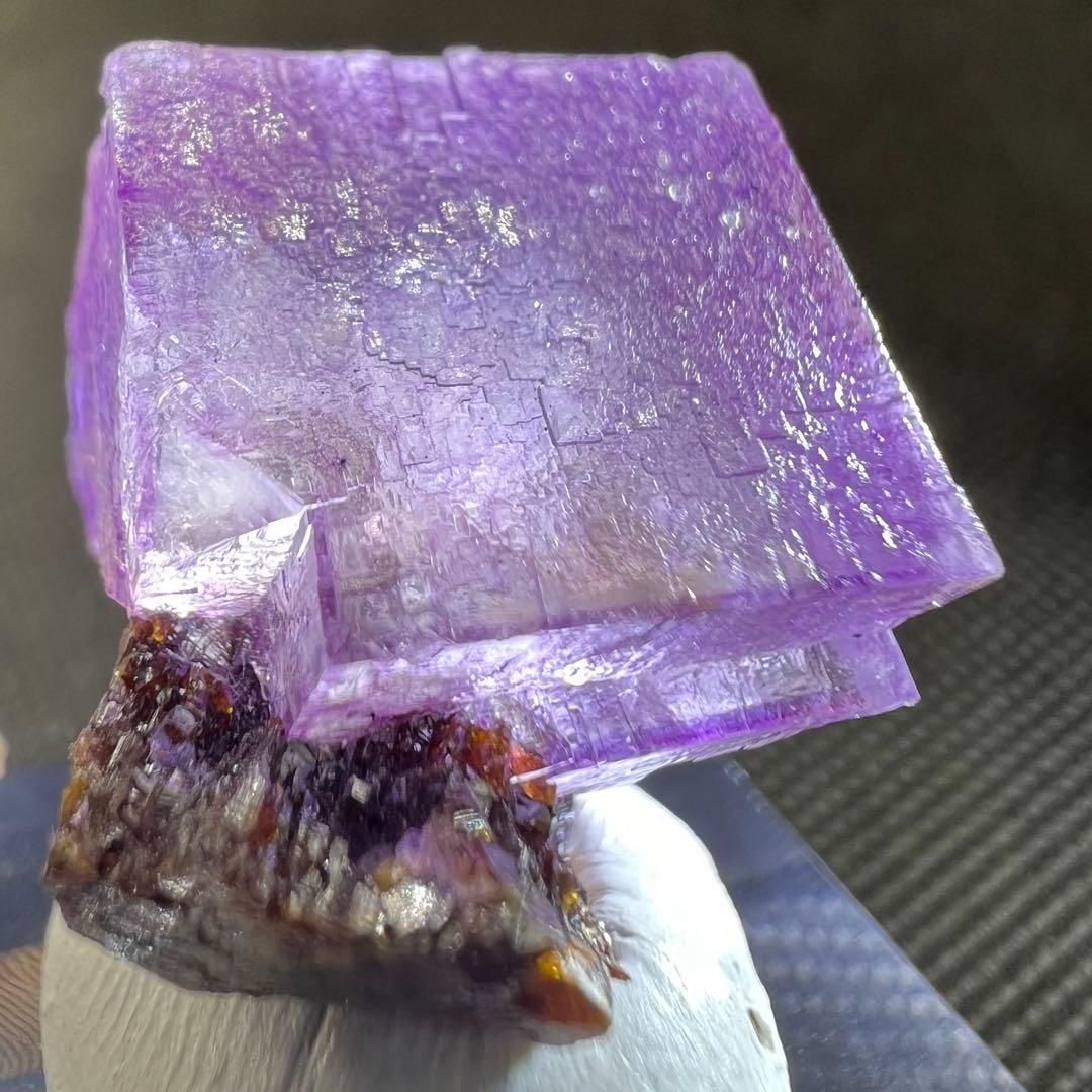 イリノイ産　パープルフローライト　美結晶