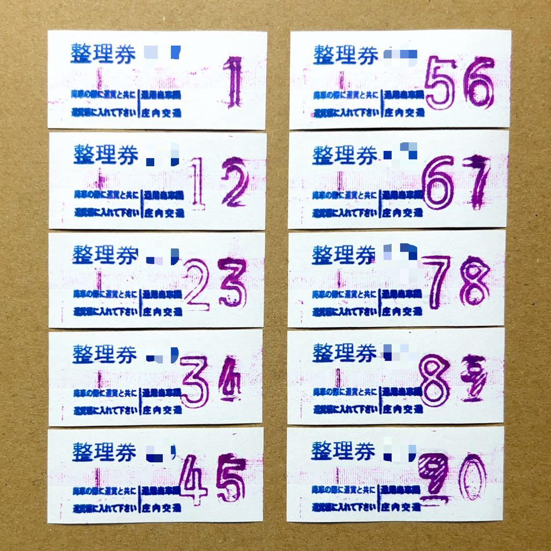 路線バス/ワンマン電車 小田原機器 整理券器(乳白色)•操作盤