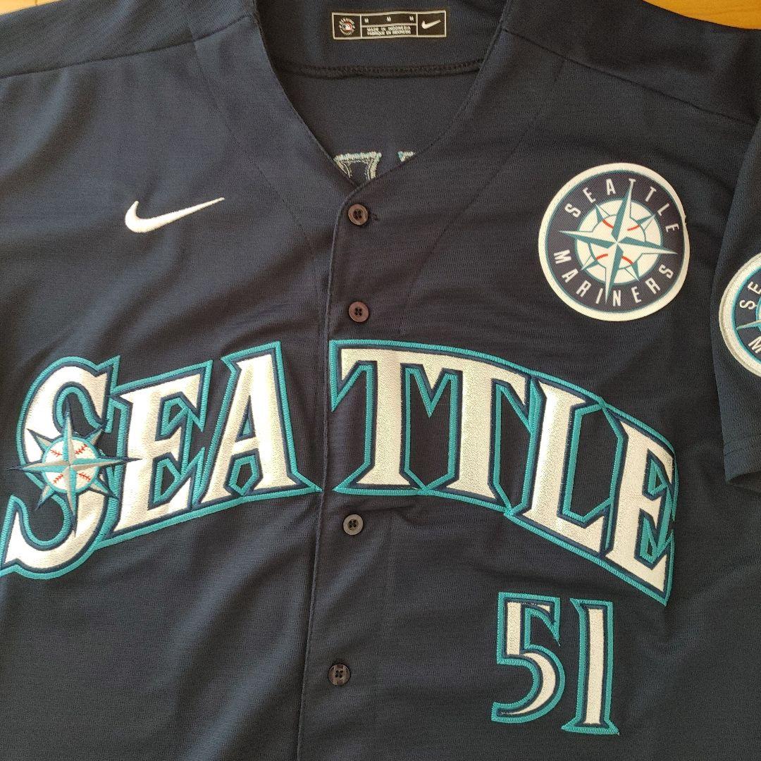 永久欠番　シアトルマリナーズ　イチロー 復刻ユニフォーム　Mサイズ