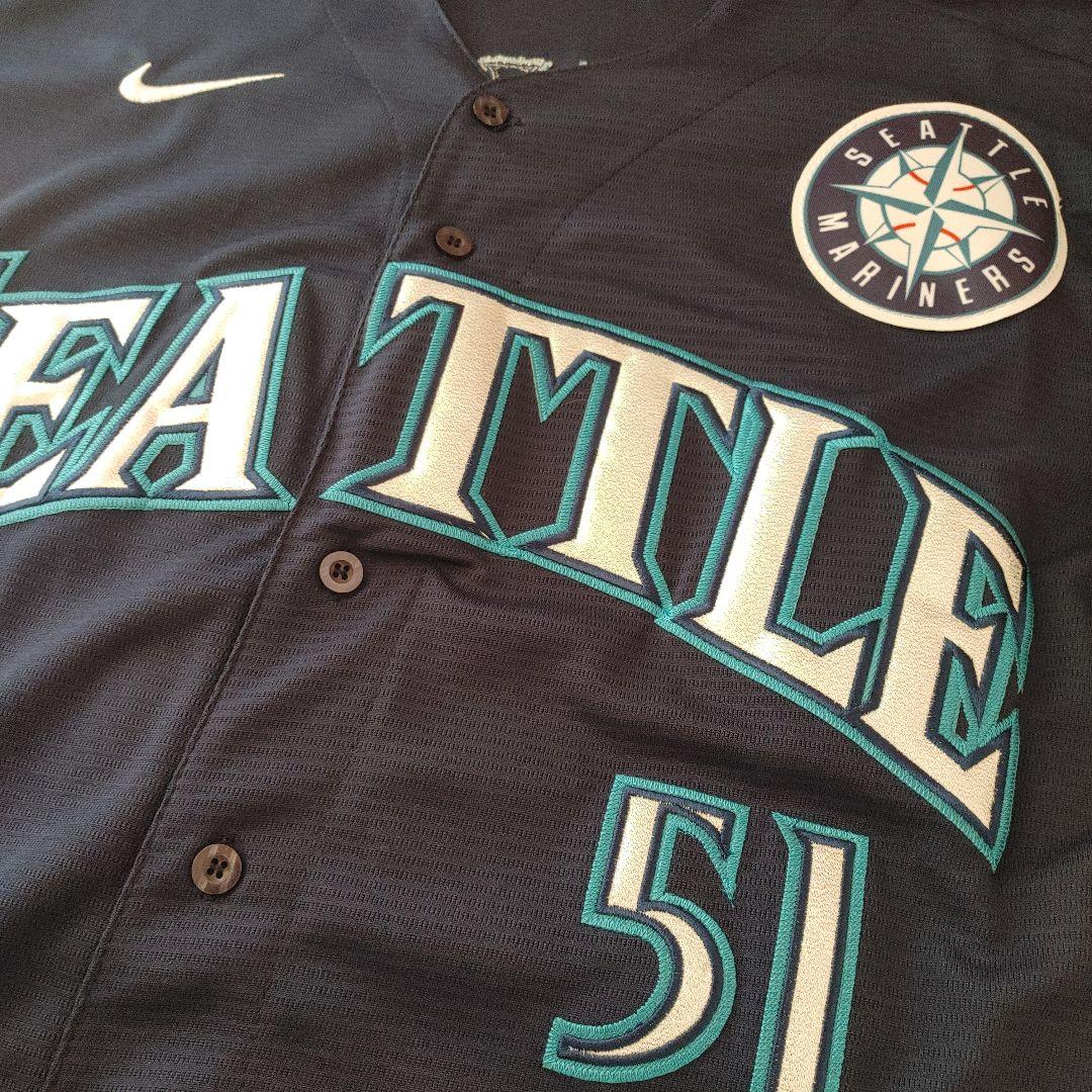 永久欠番　シアトルマリナーズ　イチロー 復刻ユニフォーム　Mサイズ
