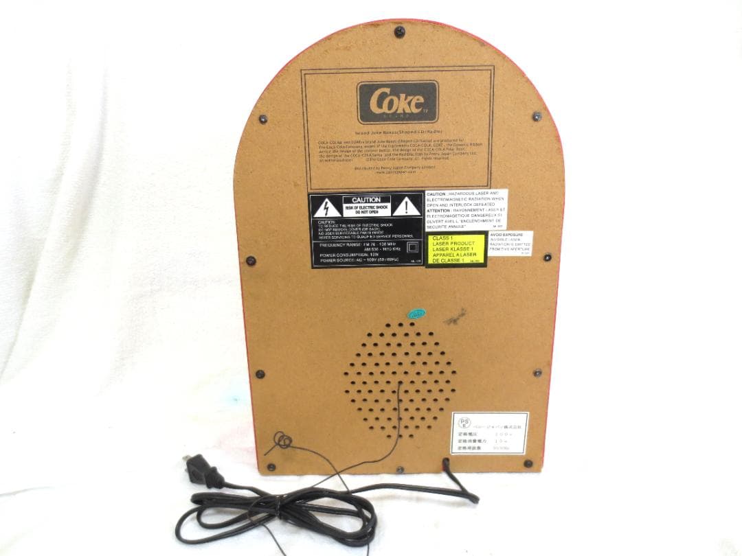 コカ・コーラ JUKE BOX ジュークボックス CD再生不可 ジャンク