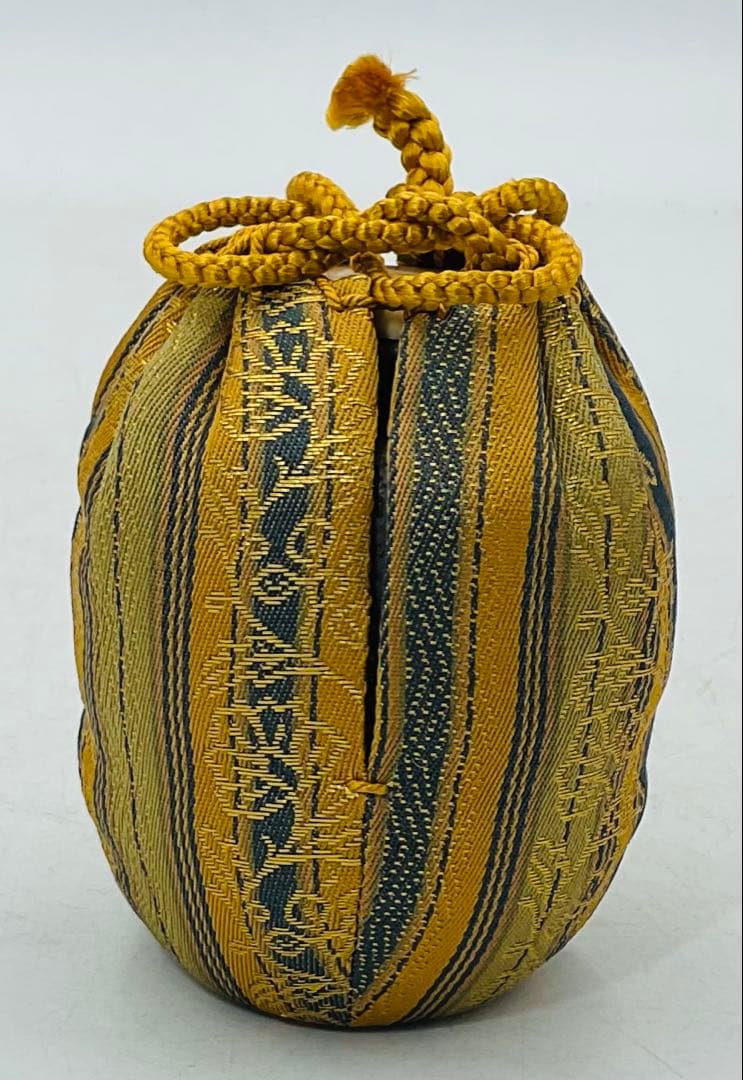 【54】◆矢部篤郎先生　山本陶秀先生・三男　備前焼茶入　四方桟共箱◆