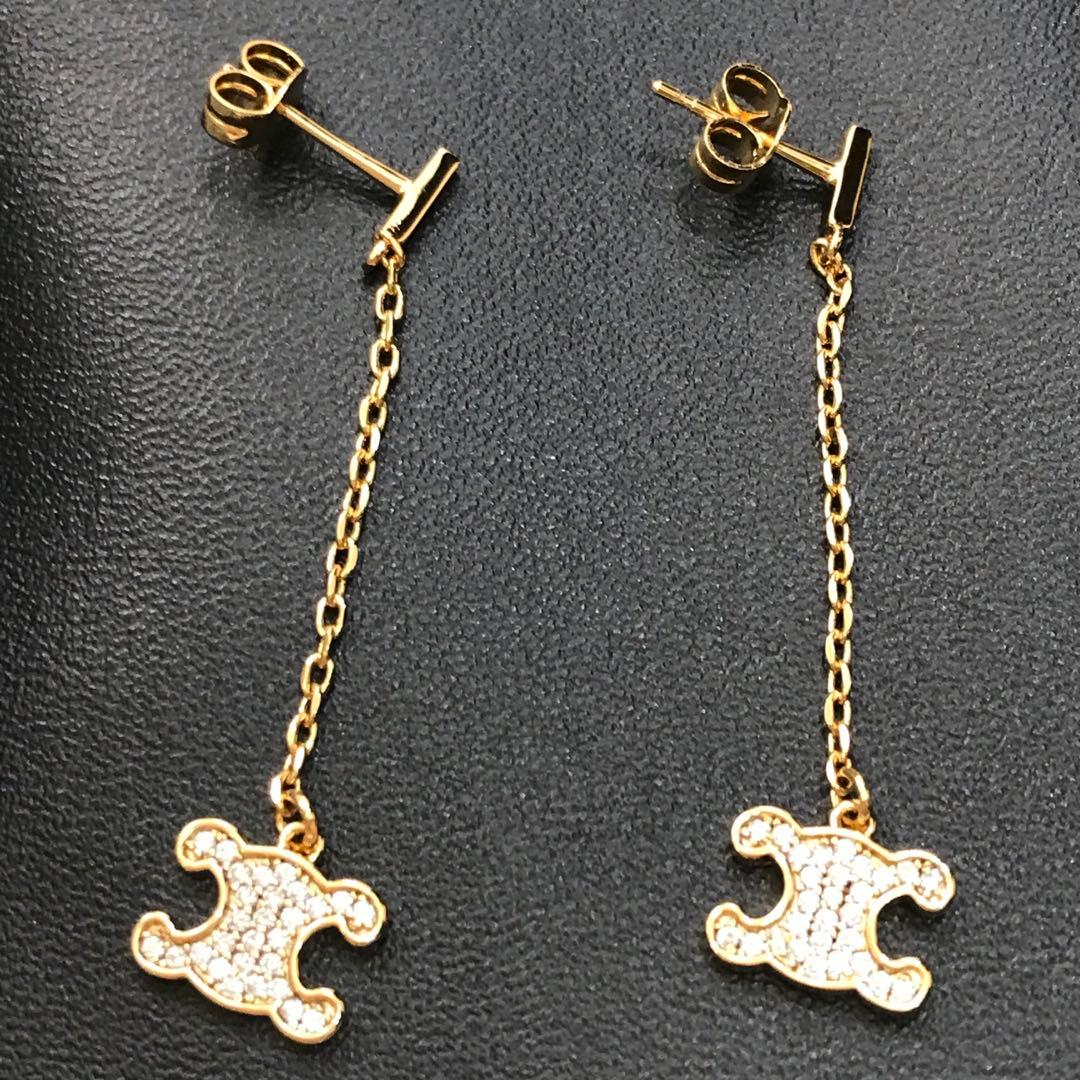 セリーヌ　ロング　ピアス