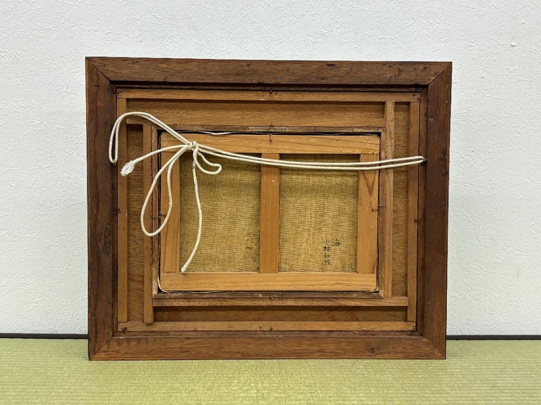 【真作】 小林和作 「海」 アトリエにて直接購入品 油絵 油彩 4号