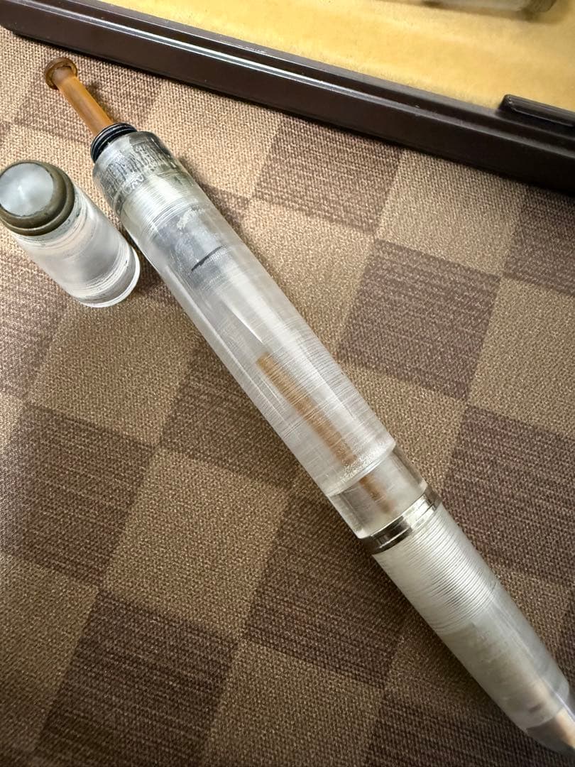 パーカー万年筆透明なペン、珍しい