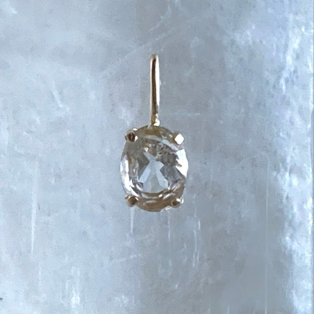 南ア産 フェナカイト 10金 ペンダントトップ（大）