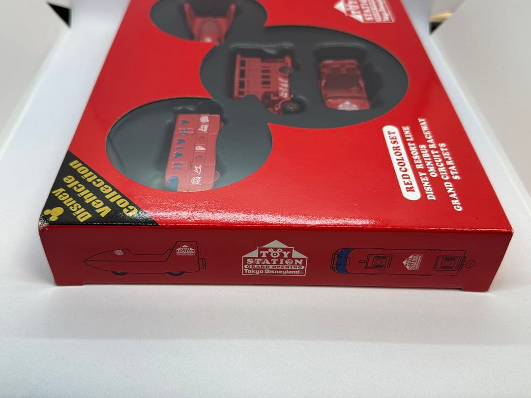 《新品未開封》TDL限定 トイステーションオープン記念　レッドカラーセット