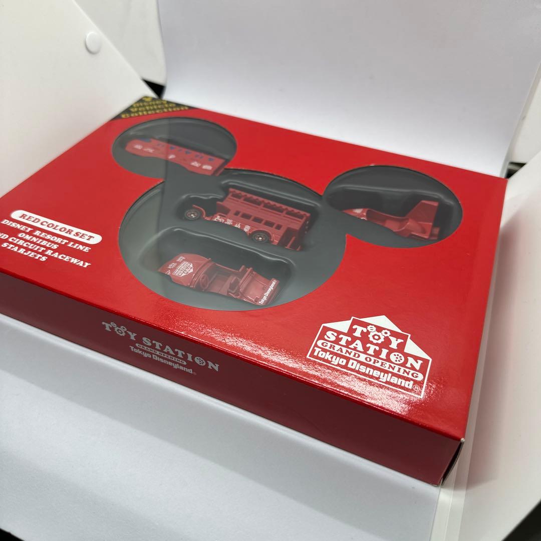 《新品未開封》TDL限定 トイステーションオープン記念　レッドカラーセット