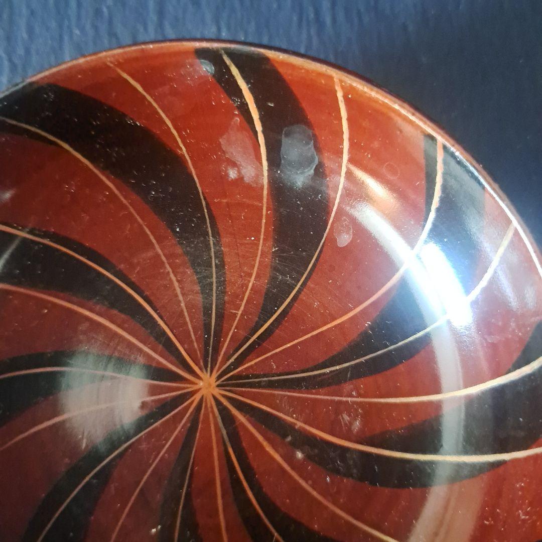 「グッド デザイン！木のお皿(直径11cm. 高さ3cm)」 木製漆器7客セット