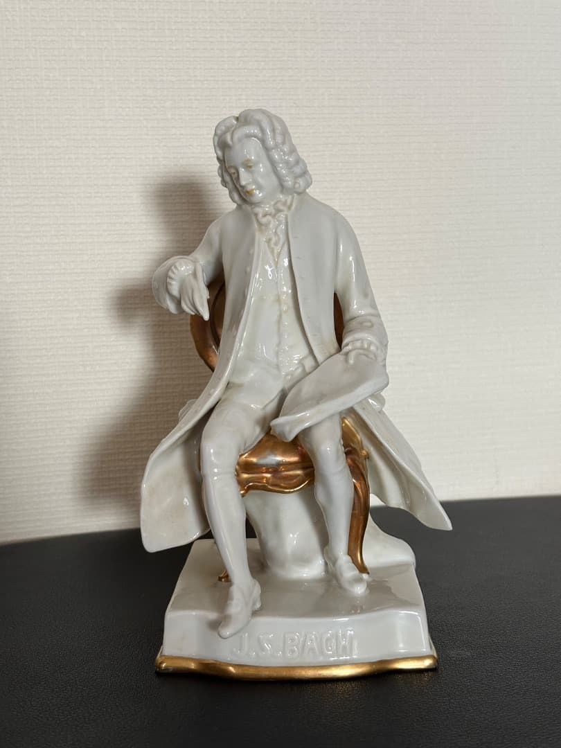 アンティーク磁器人形 【バッハ・ベートーベン・シューベルト 3大作曲家】