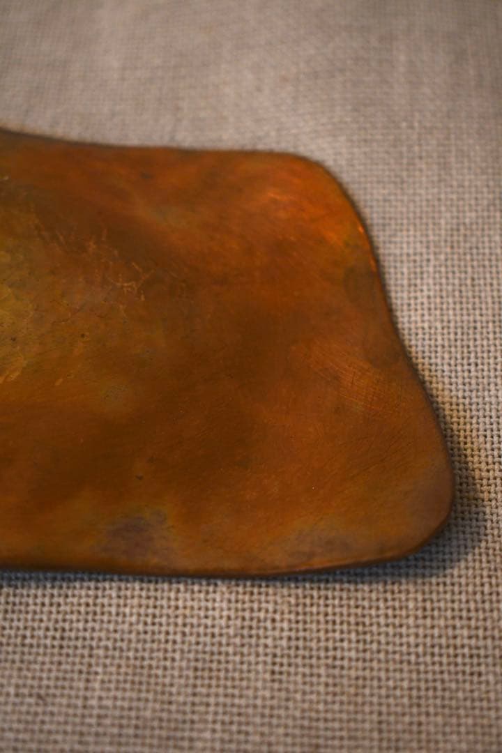 水野正美　真鍮プレート　お皿　燭台　カトラリー　茶器　ブロカント　作家　民藝