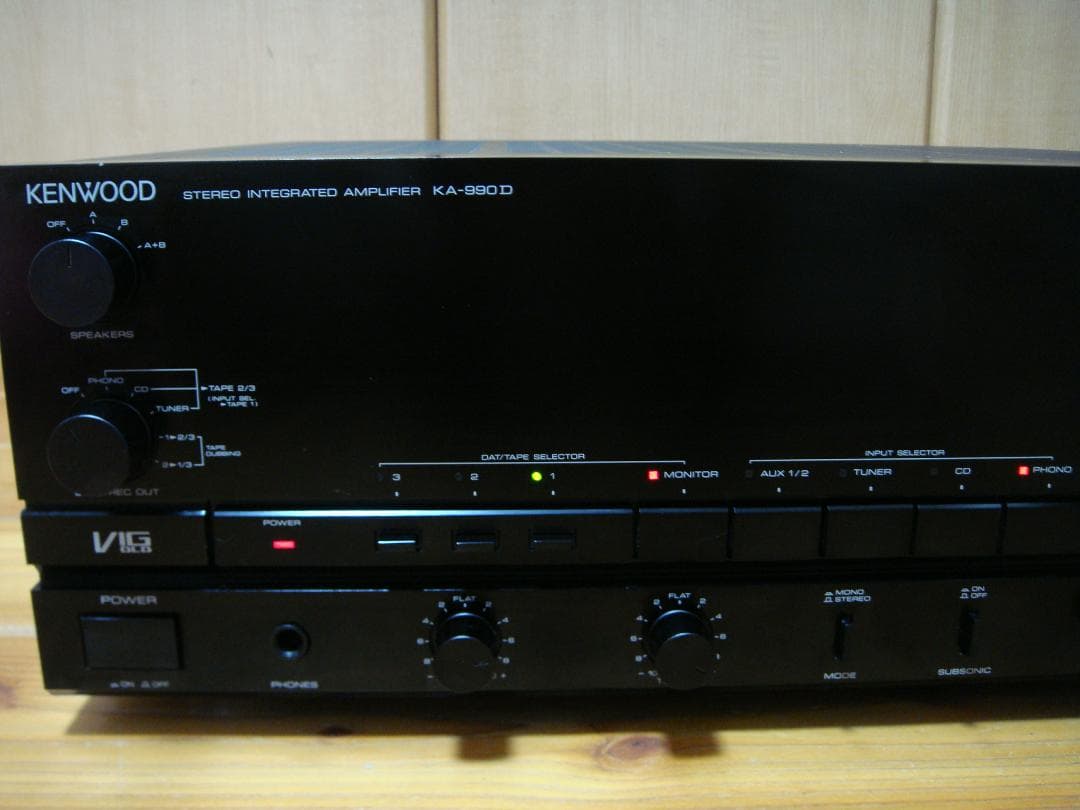 整備済 程度良 KENWOOD ケンウッド プリメインアンプ KA-990D