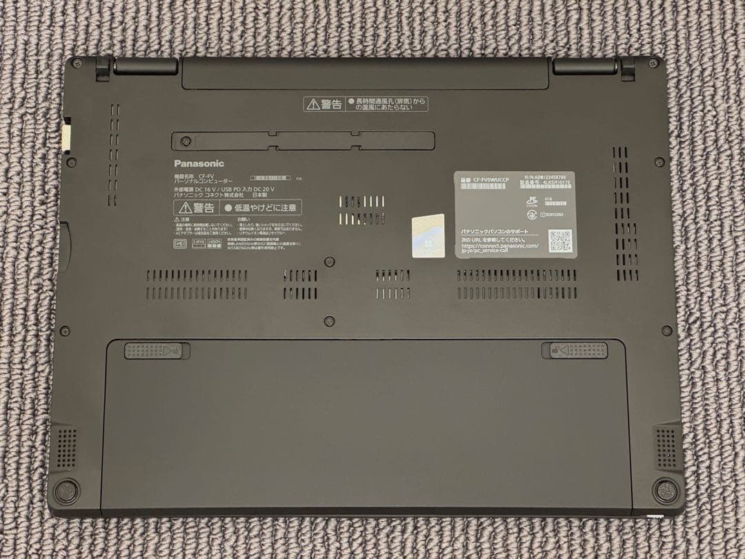 【超美品】累計280時間CF-FV5WUCCP LTE SIMフリー本革ケース付