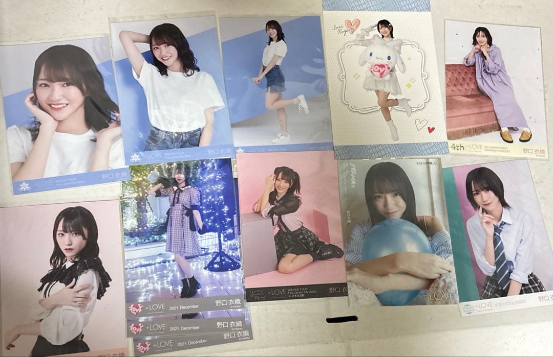 イコラブ 野口衣織 生写真 ＝Love