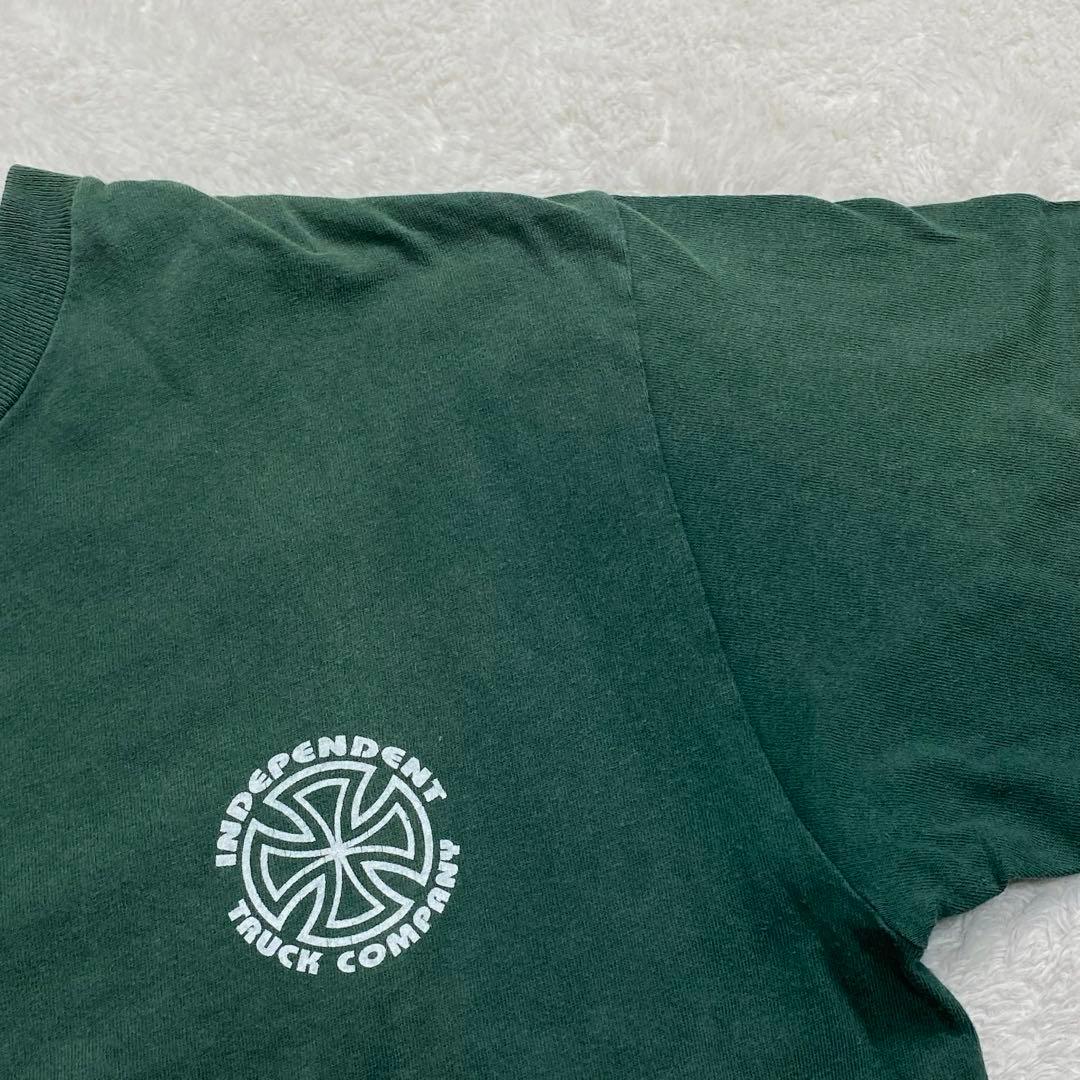 independent インディペンデント　 Tシャツ　XL相当　アイアンクロス