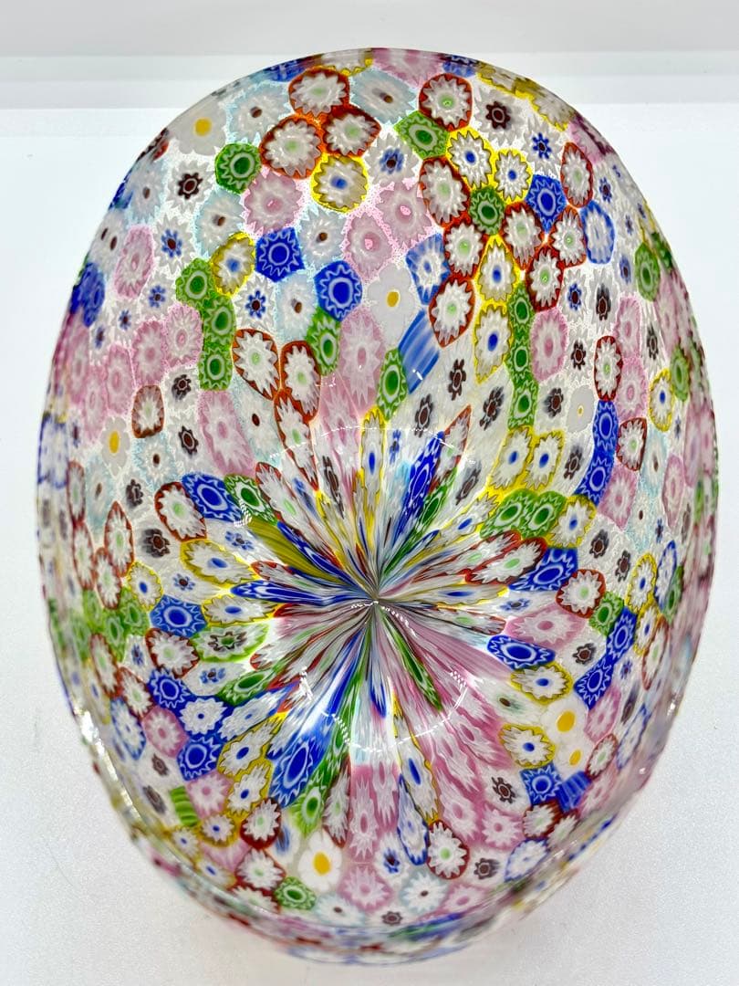 #ムラノガラス ミルフィオリ香水瓶 & ボウル セット　ベネチアンガラスP-3m