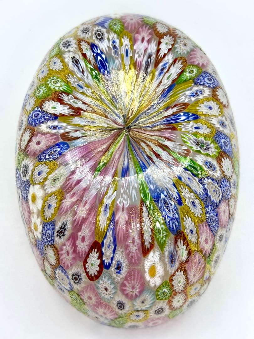 #ムラノガラス ミルフィオリ香水瓶 & ボウル セット　ベネチアンガラスP-3m