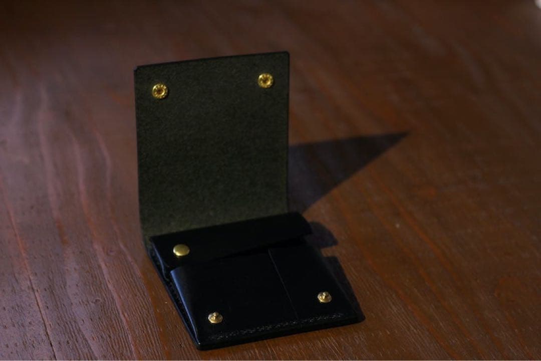 限定1点（受注1年以上待ち）黒羽（CROW）コンパクトウォレット