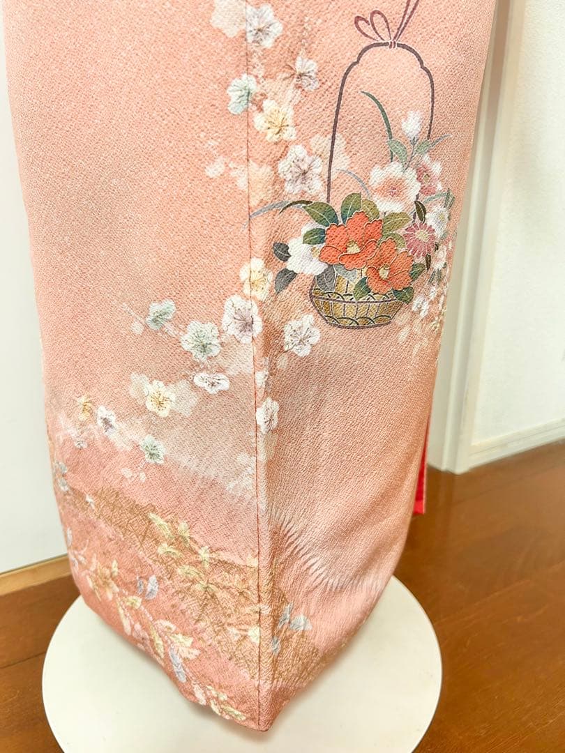 美品　絞り　正絹訪問着　フルセット4点　入学式　七五三　お宮参り　結婚式