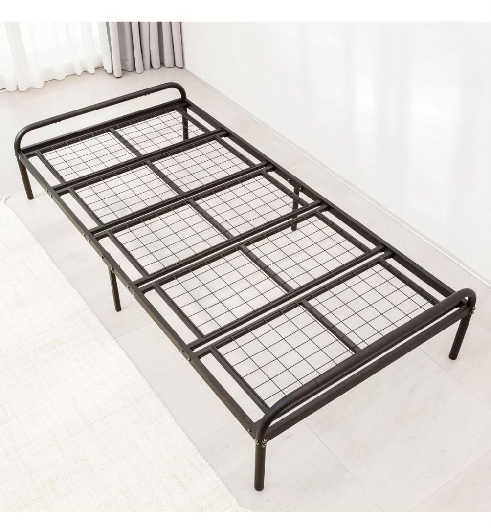 GOKUMIN シングル ベッド ベッドフレーム スチールベッド パイプベッド