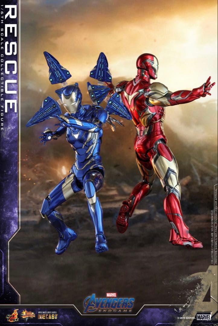 ホットトイズ ムービーマスターピース アイアンマン マーク85 レスキューセット