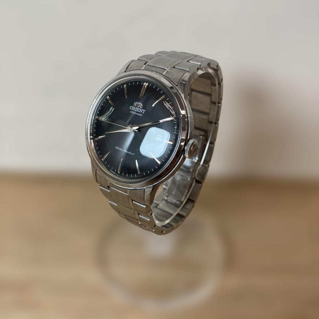 ORIENT オリエント バンビーノ 自動巻き 腕時計 黒盤 F672-UAA0