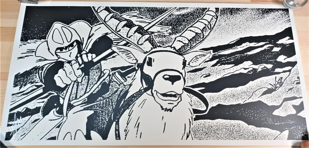 もののけ姫 サン・アシタカ　60枚限定スタジオジブリシルクスクリーンプリント