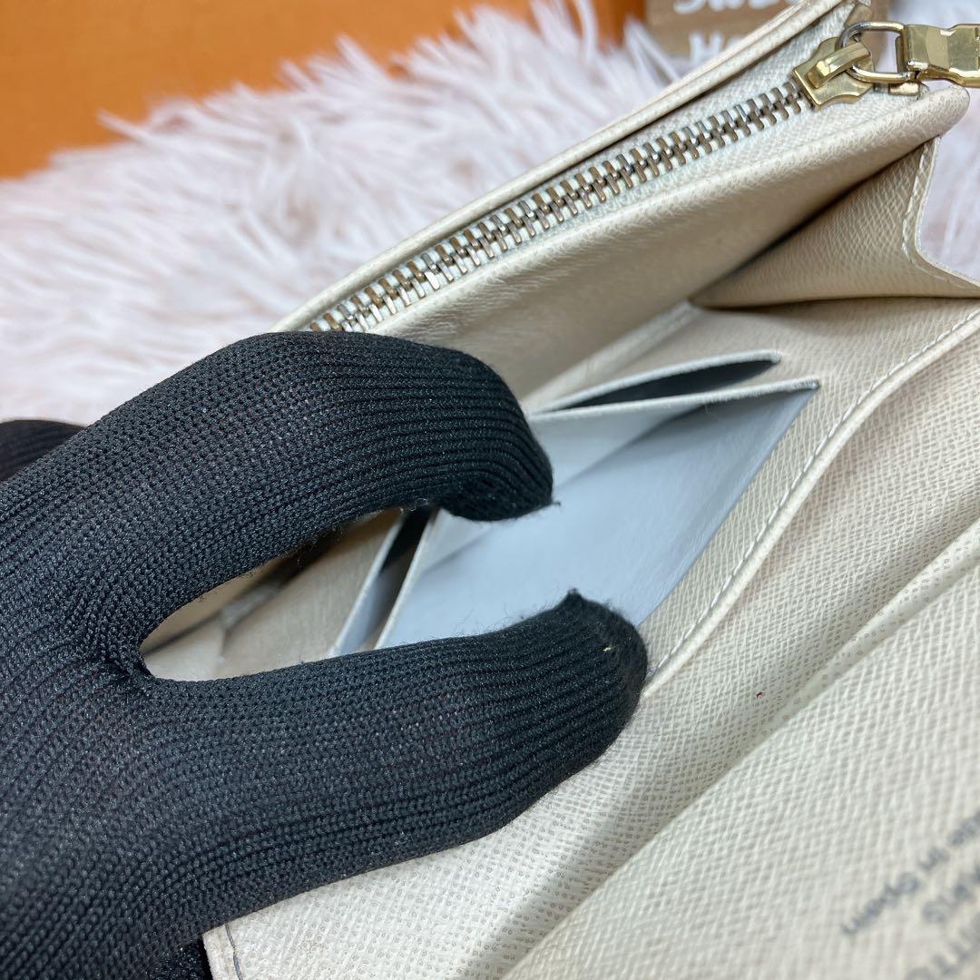 ルイヴィトン 現行 ダミエ アズール ポルトフォイユ トレゾール コンパクト