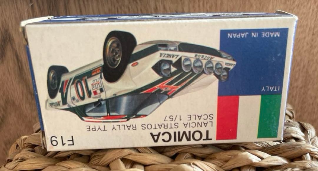 〈トミカ〉 F19 ランチア ストラトス ラリータイプ ホビーショウ(日本製)