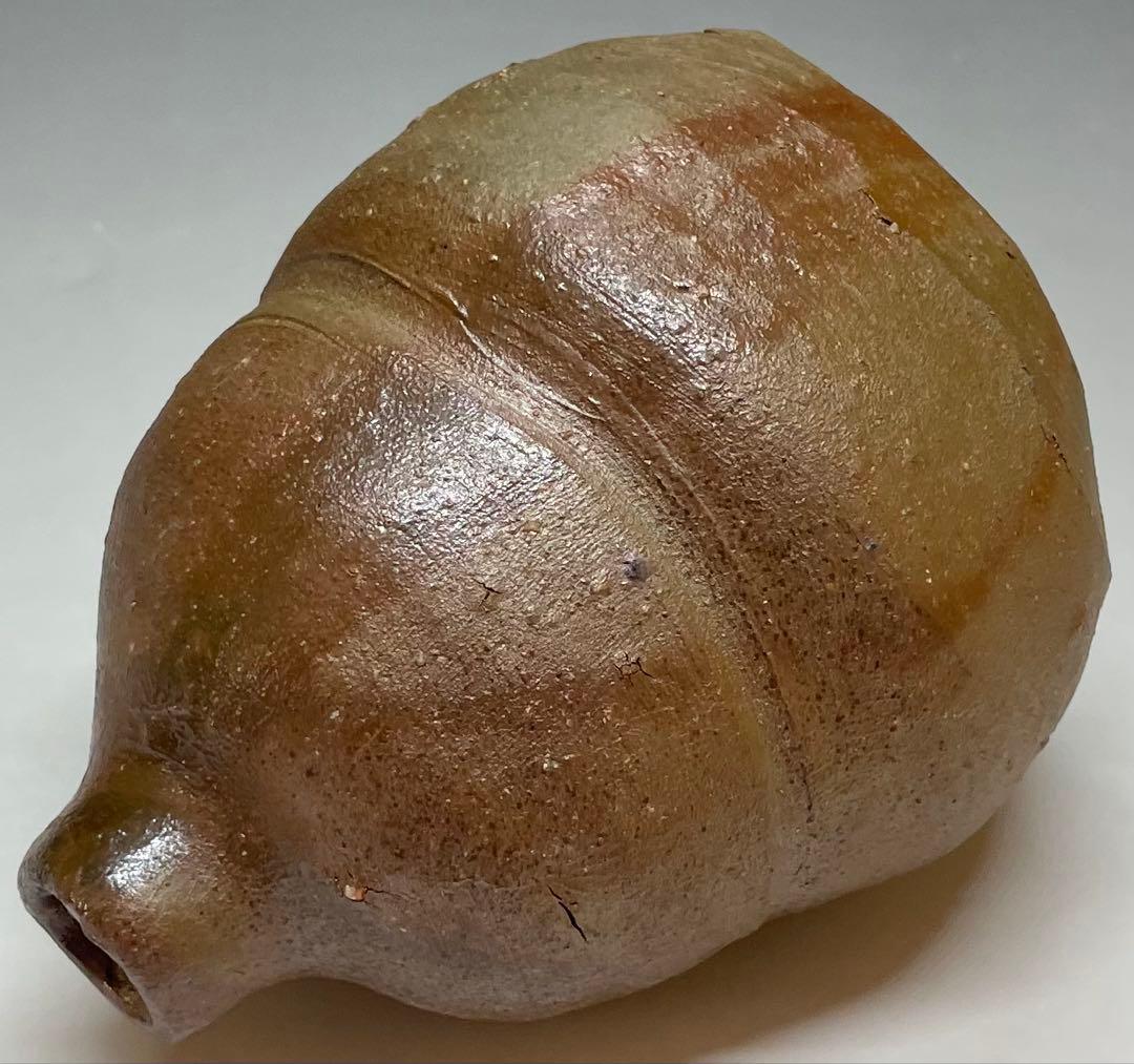 末石泰節　備前徳利　ぐい呑　備前焼　共箱　栞 　C5543