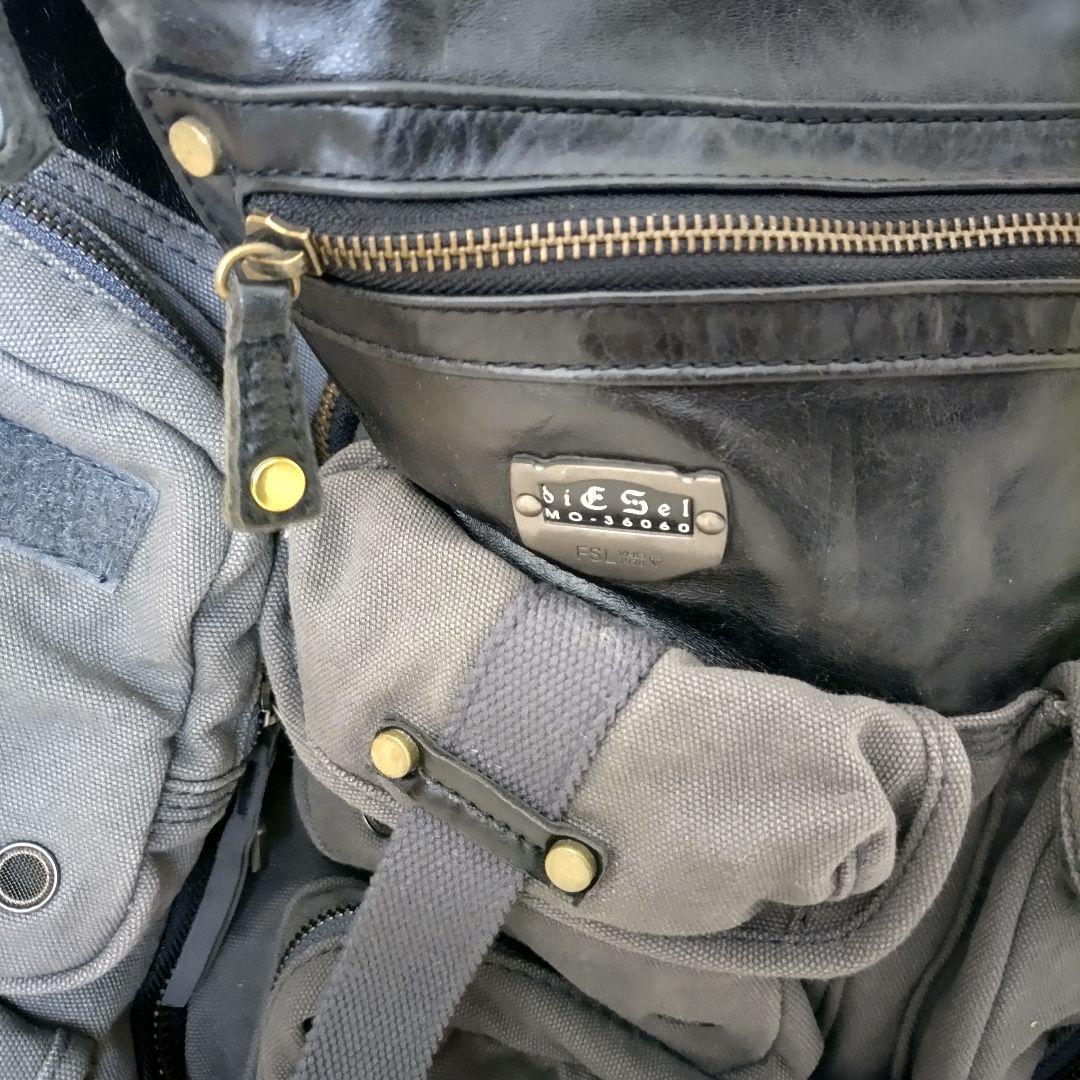 よっちゃん&アッ君　Diesel グレー キャリーバッグ