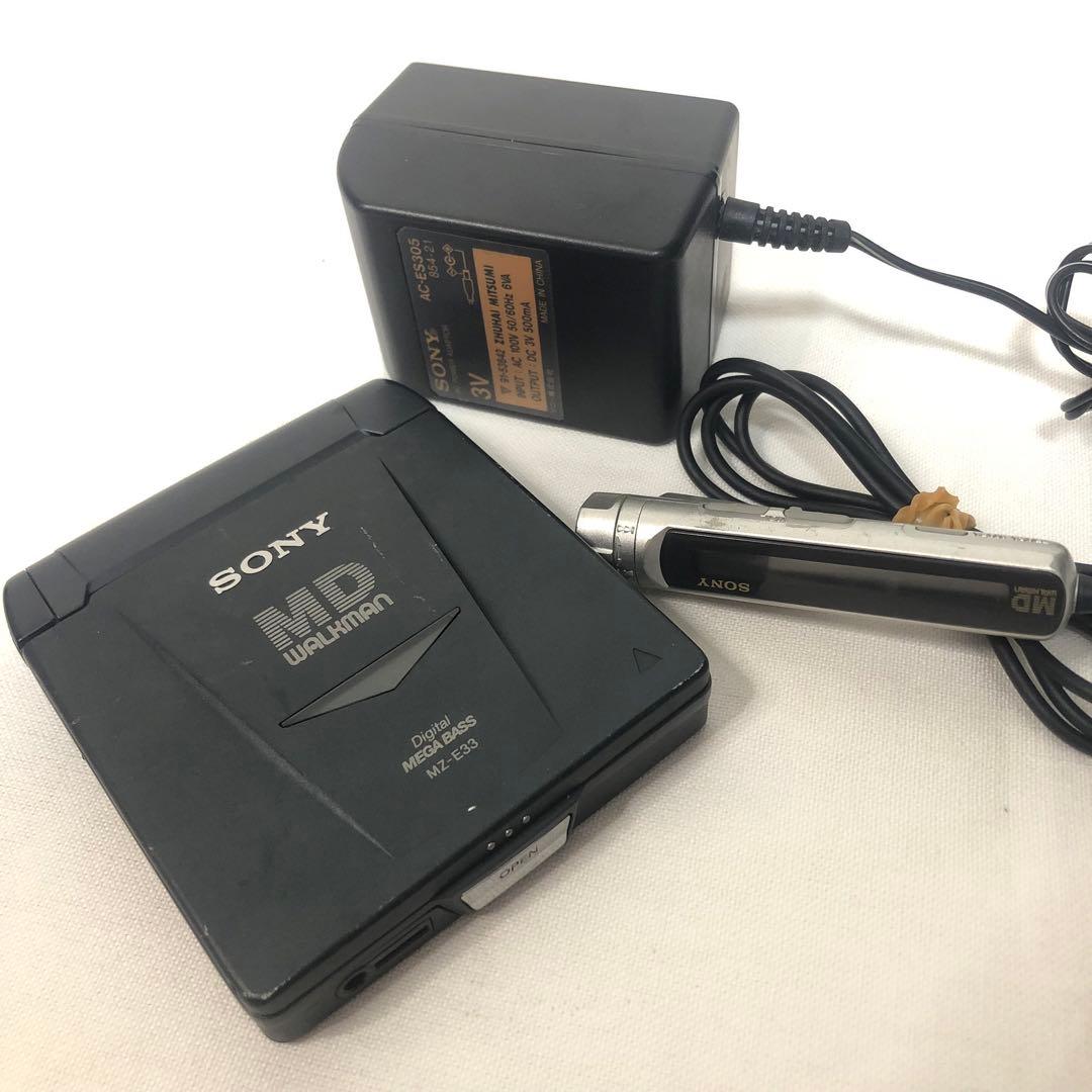 送料込★動作確認済★SONY MD WALKMAN MZ-E33 単3電池駆動