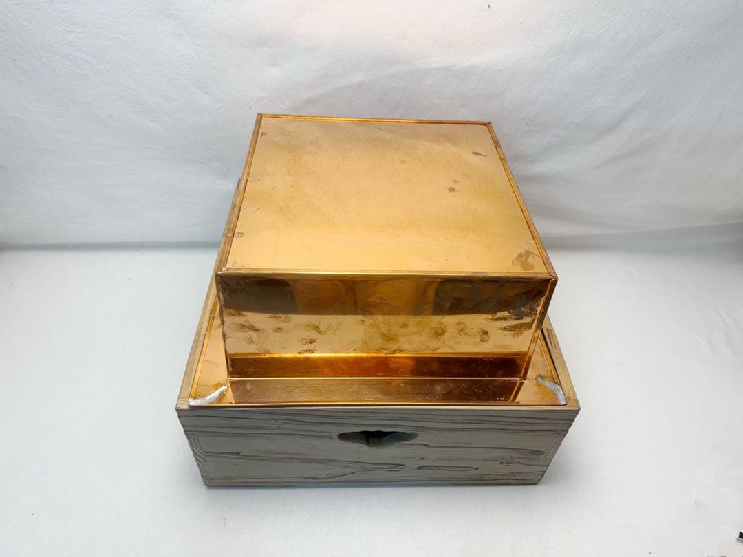 未使用 茶道具 焼杉 置炉 磨入子 炉.置炉用炭型電熱器 2点セット 元箱