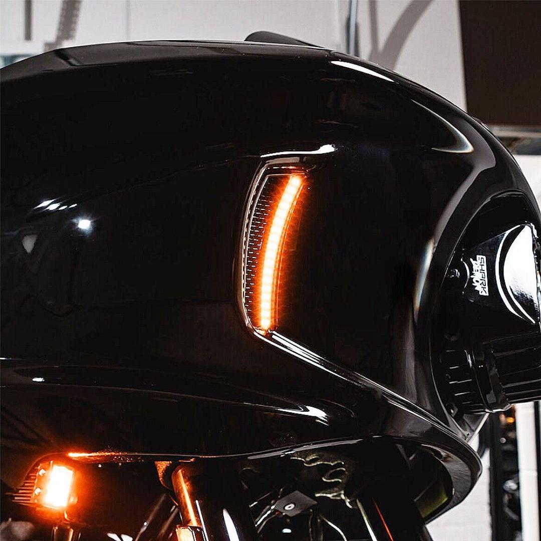 ハーレー ソフテイル ローライダー LED ライト ベント ST エルディアブロ