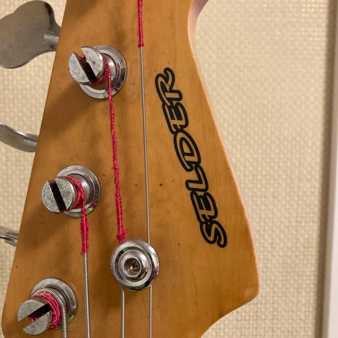SELDER イエロー エレキベース