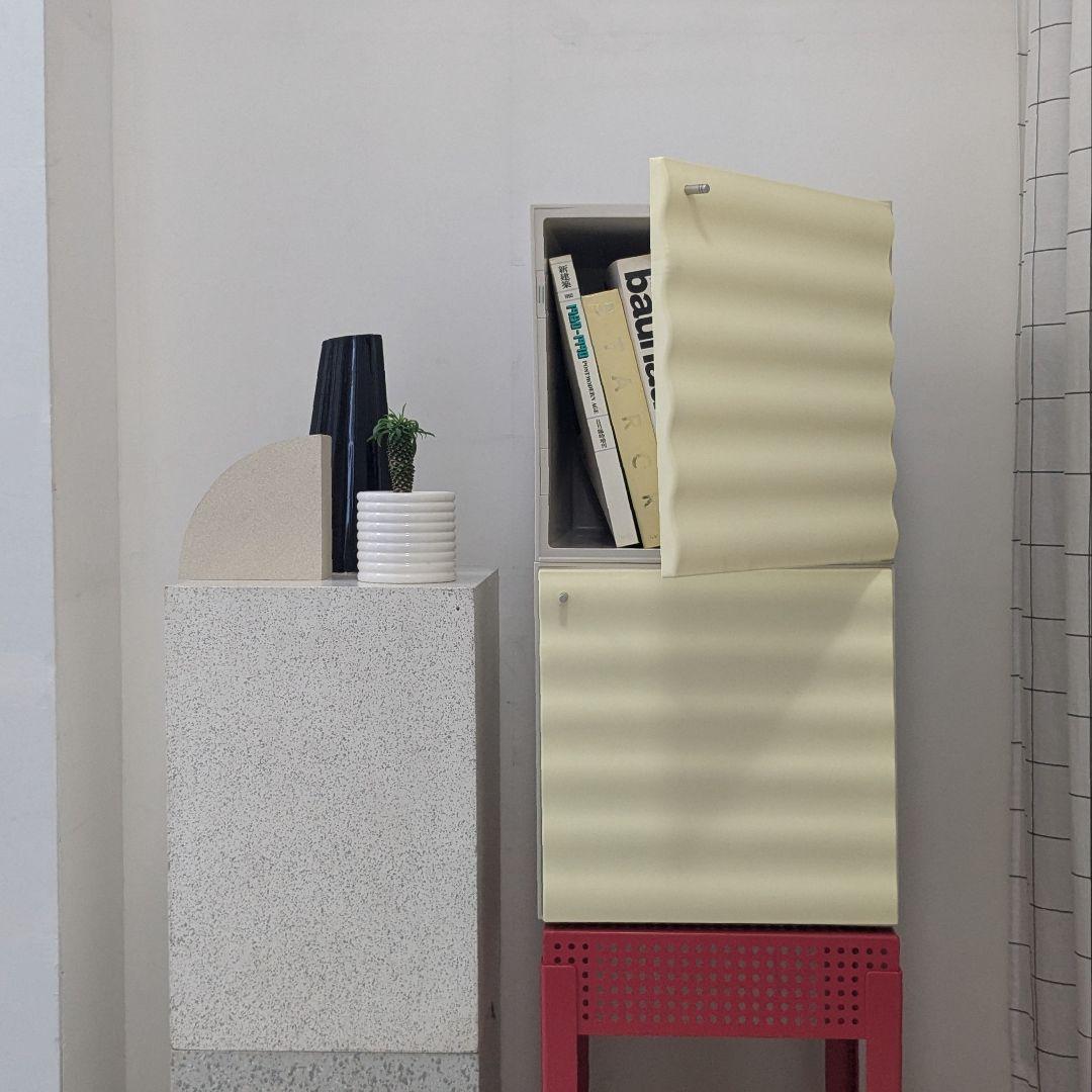 80−90 ヴィンテージ プラスチック キャビネット 2個セット ポストモダン