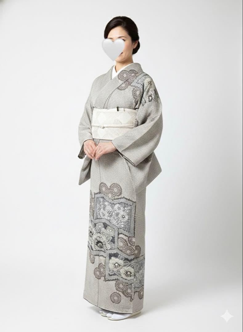 藤娘きぬたや　正絹　総絞り訪問着