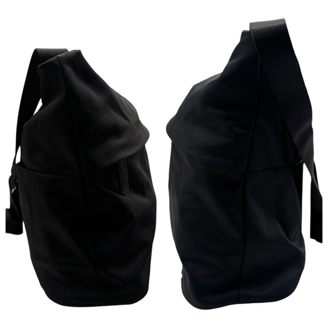 美品　agnes b.　アニエスベー　ショルダーバッグ　黒　NS24-09