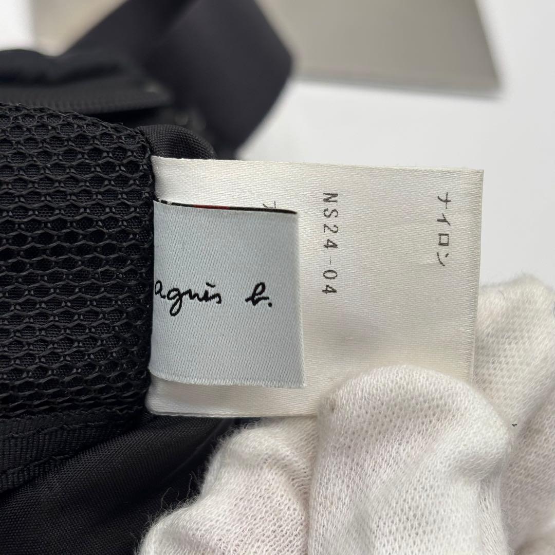 美品　agnes b.　アニエスベー　ショルダーバッグ　黒　NS24-09