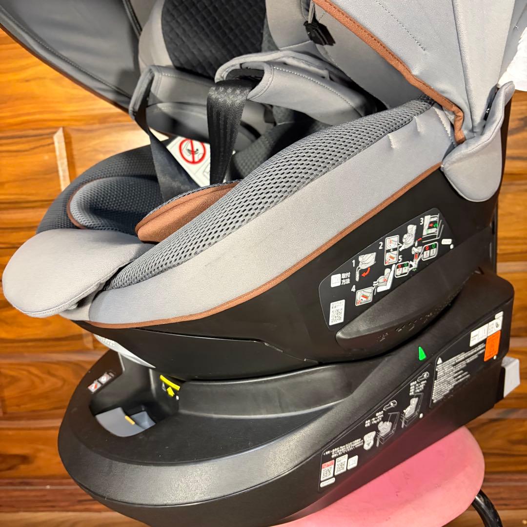 未使用級 エールべべ クルット R ウィISOFIX対応 チャイルドシート