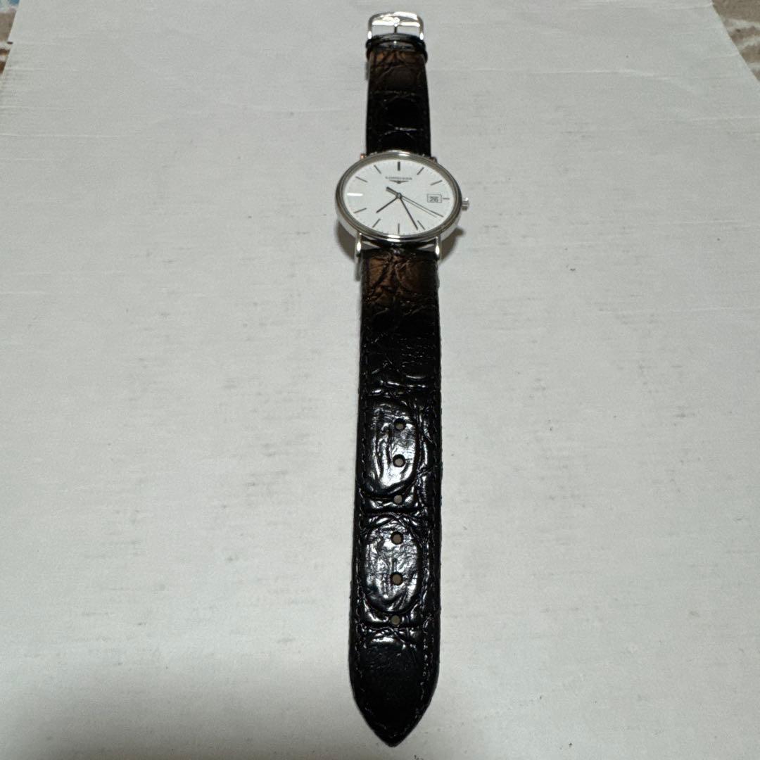 LONGINES 腕時計 アナログ ホワイト/ブラック